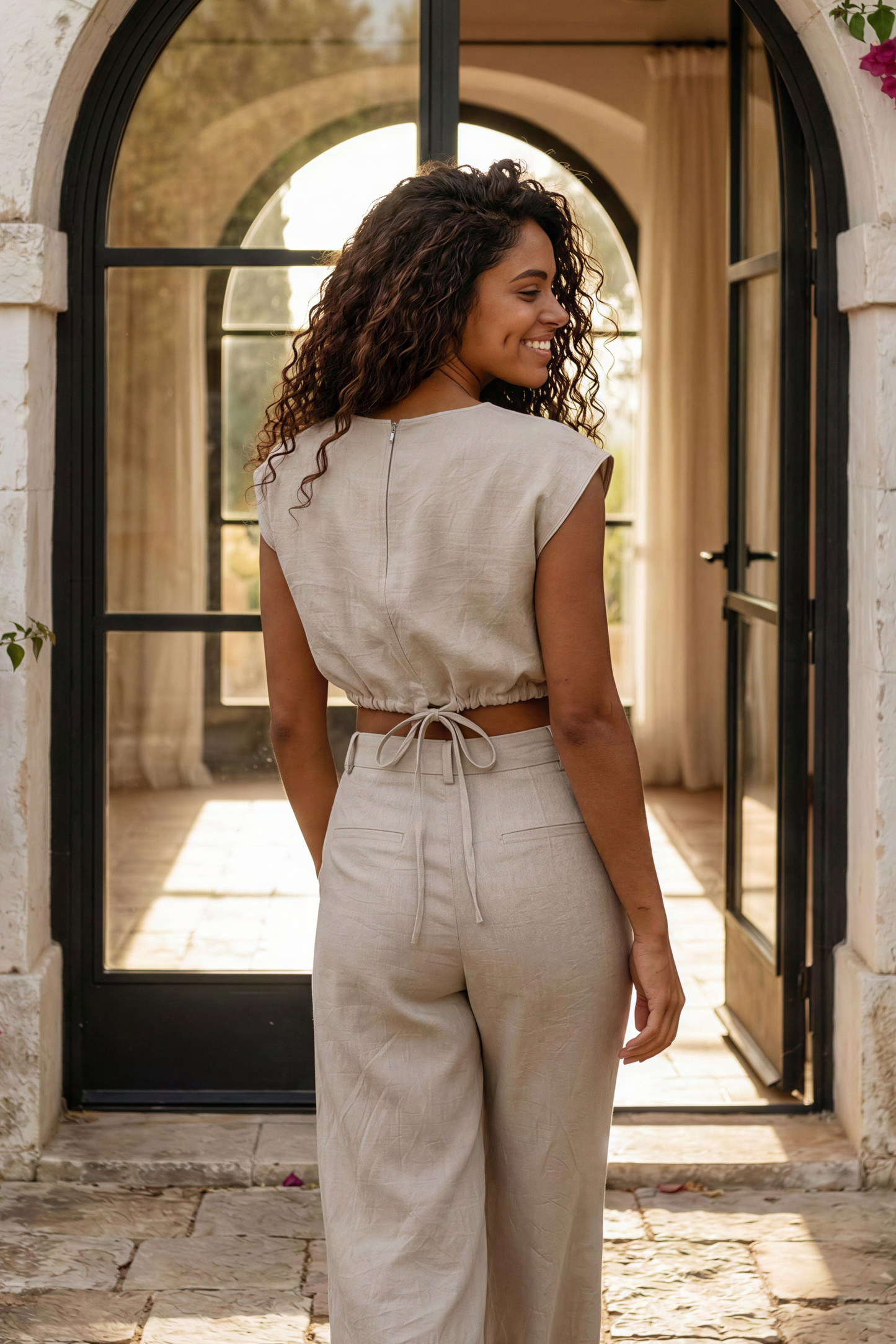 Island Luxe – Carrie – Trägertop in Natur