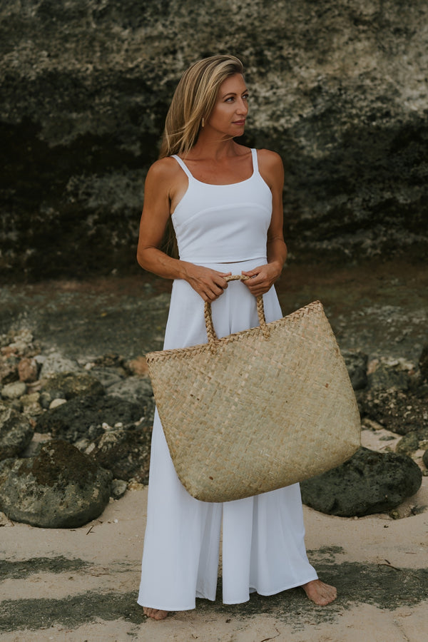 Island Luxe Large Straw Bag