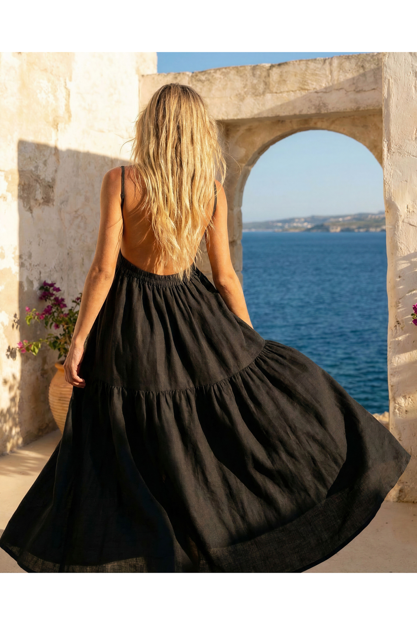 Island Luxe – Serena – Maxikleid in Natur