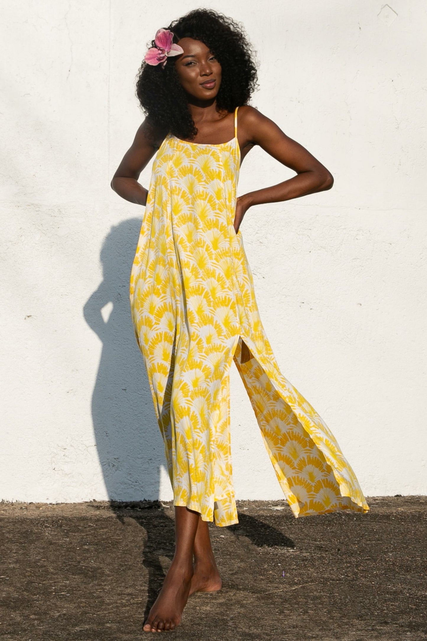 Paradiso Sunshine Yellow Aurora Maxi Dress