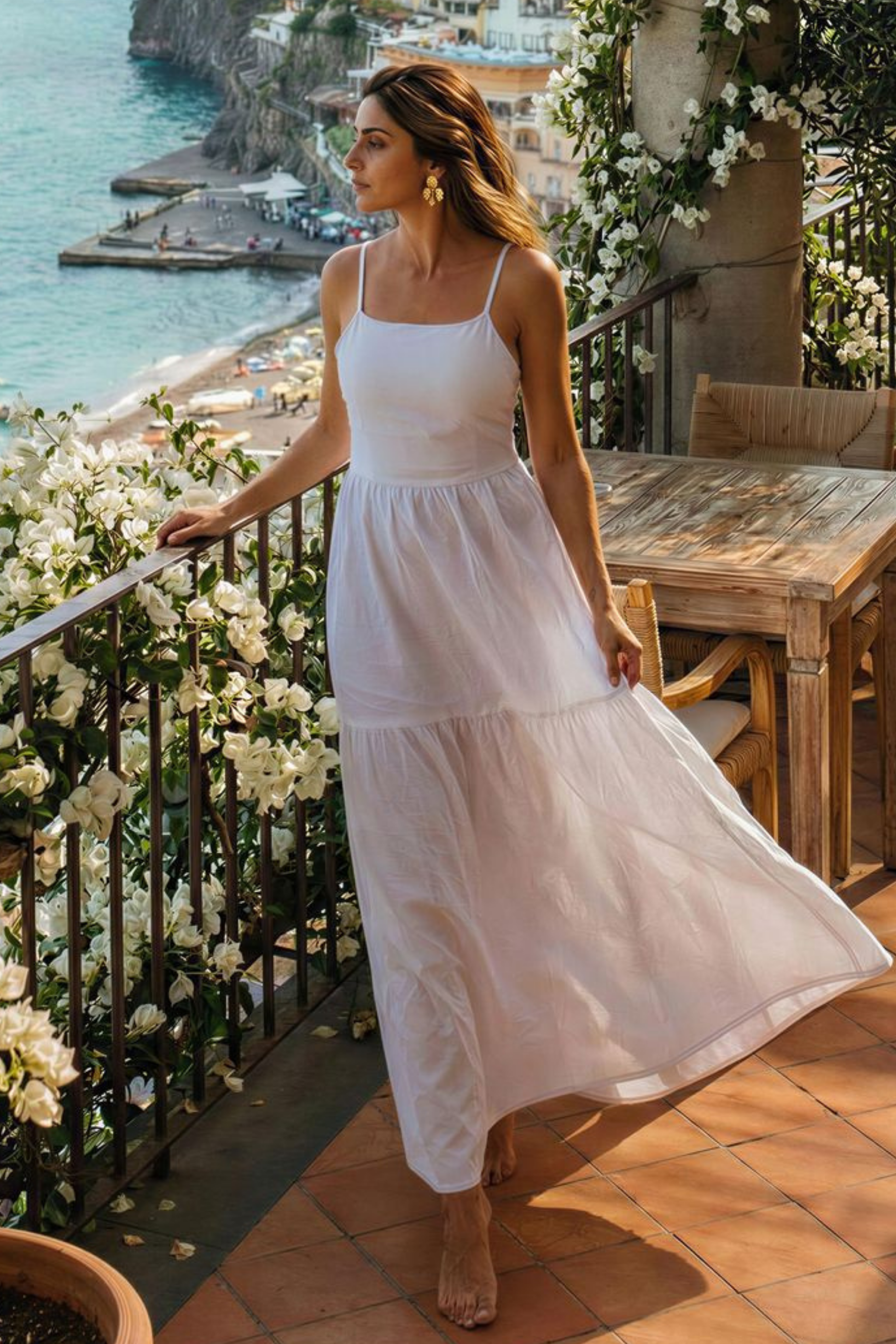 white resort dress Coast to Coast Serena Maxi Dress in White – WALLIS AND JAZZ RESORT WEAR
