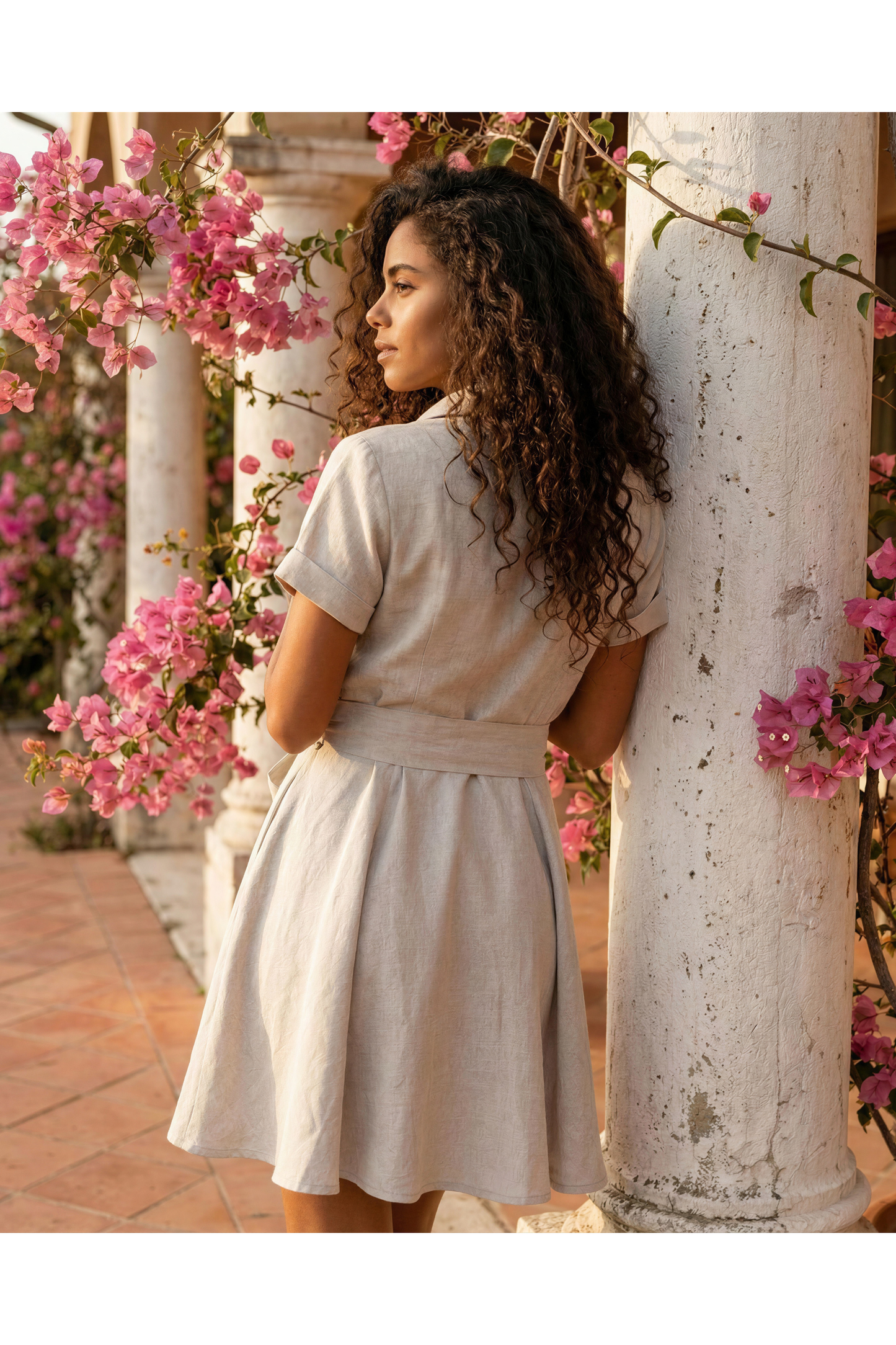 Coast to Coast Chloe Dress in Natural