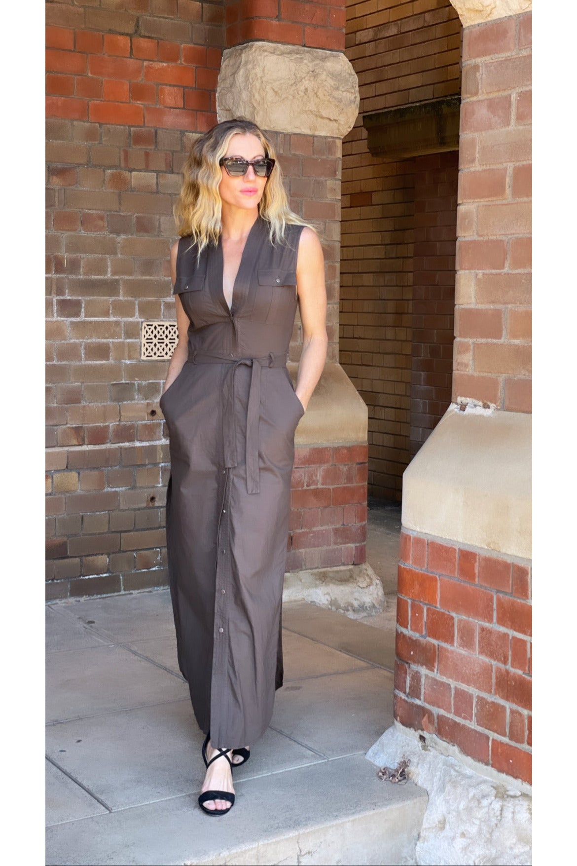 Classic Collection Chocolate Serina Maxi Dress