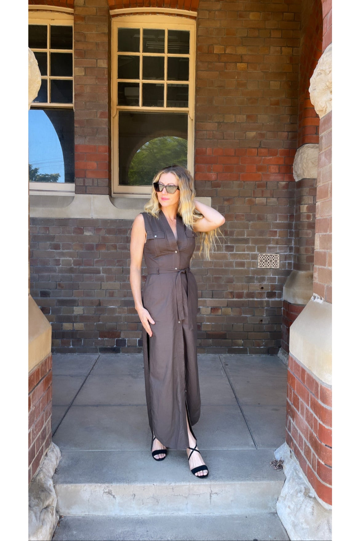 Classic Collection Chocolate Serina Maxi Dress
