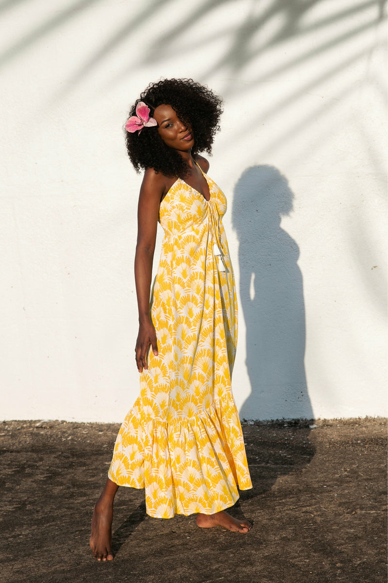 Paradiso Sunshine Yellow Mila Maxi Dress