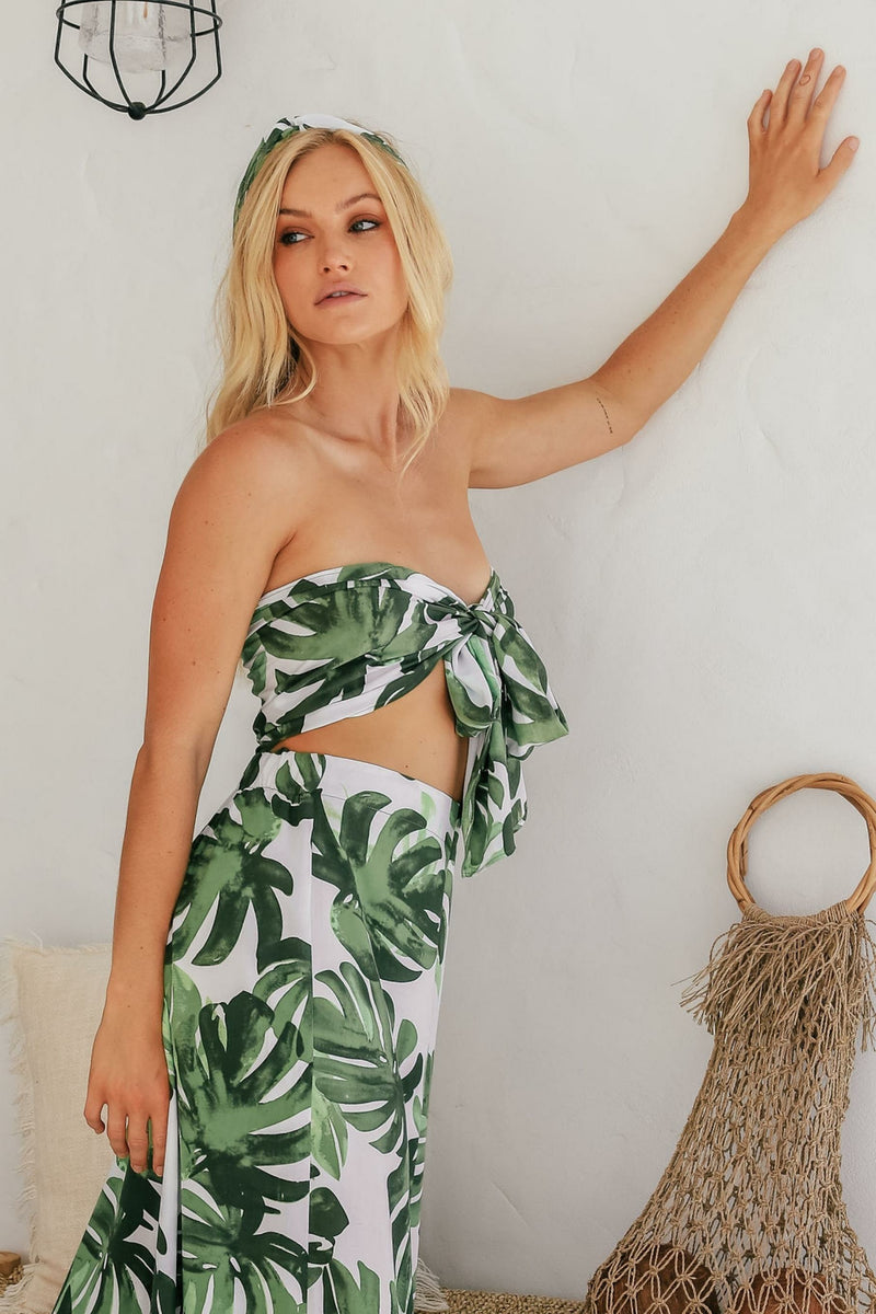 Tropicana Jungle Aria Scarf Top