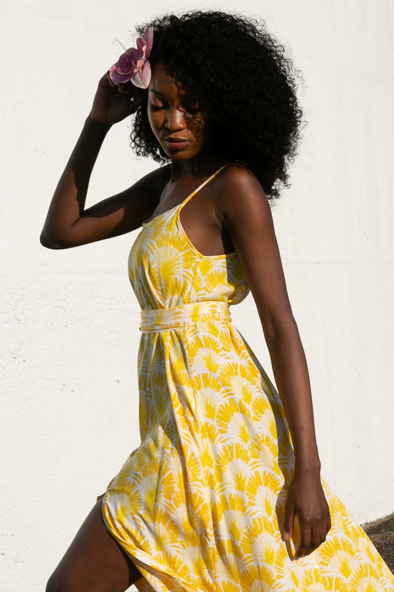 Paradiso Sunshine Yellow Aurora Maxi Dress