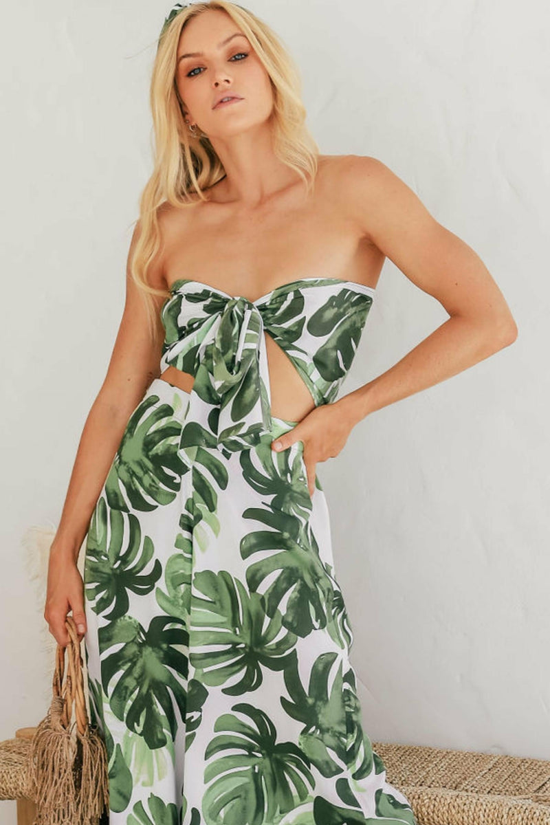 Tropicana Jungle Aria Scarf Top