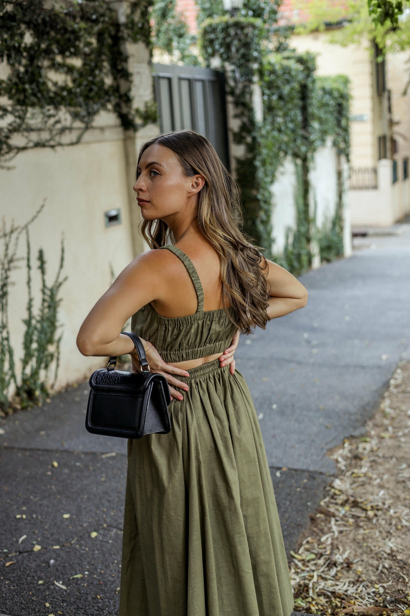 Classic Collection Sage Green Brooklyn Crop Top