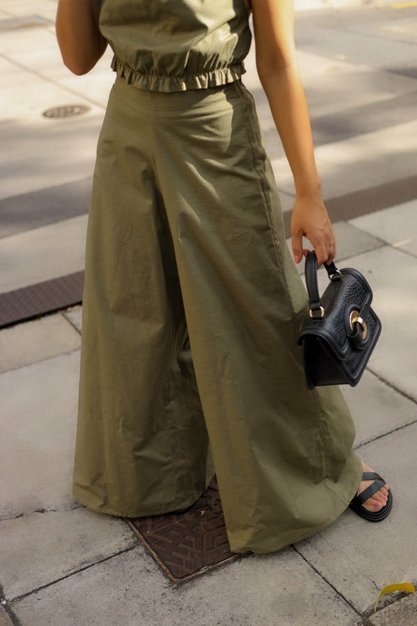 Classic Collection Sage Green Blair Palazzo Pant