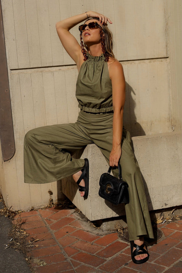 Classic Collection Sage Green Blair Palazzo Pant