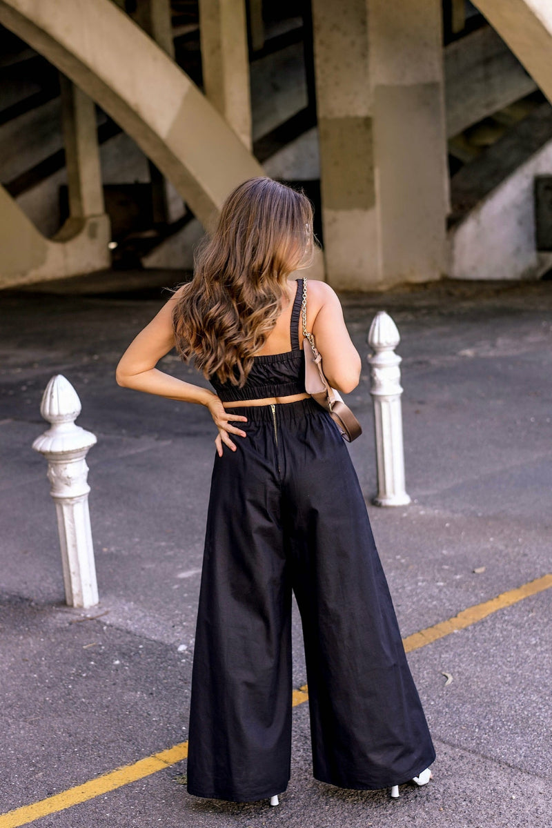 Classic Collection Black Blair Palazzo Pant