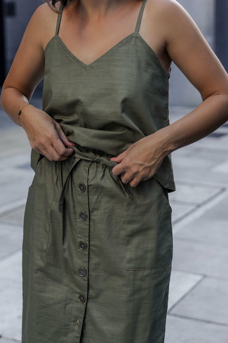Classic Collection Sage Green Florence Skirt