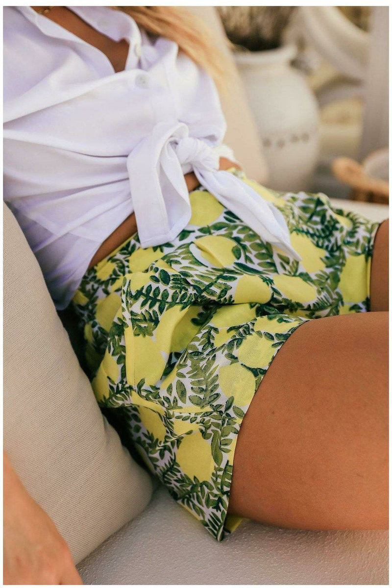 La Dolce Vita Lemoncello Penny Short - WALLIS AND JAZZ - THE TROPICAL FASHION HOUSE