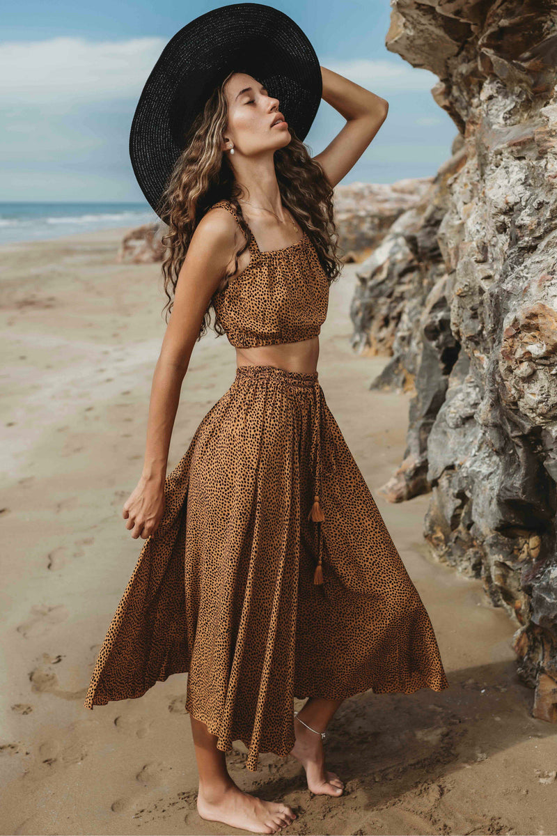 Sahara Cheetah Print Ciara Skirt